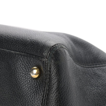 Chanel Calfskin Cerf Executive Shopper Tote Black 8 of 15