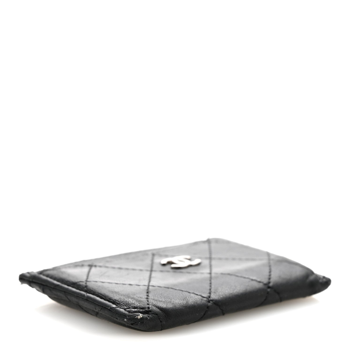 Chanel Lambskin Quilted Card Holder Black 4 of 13