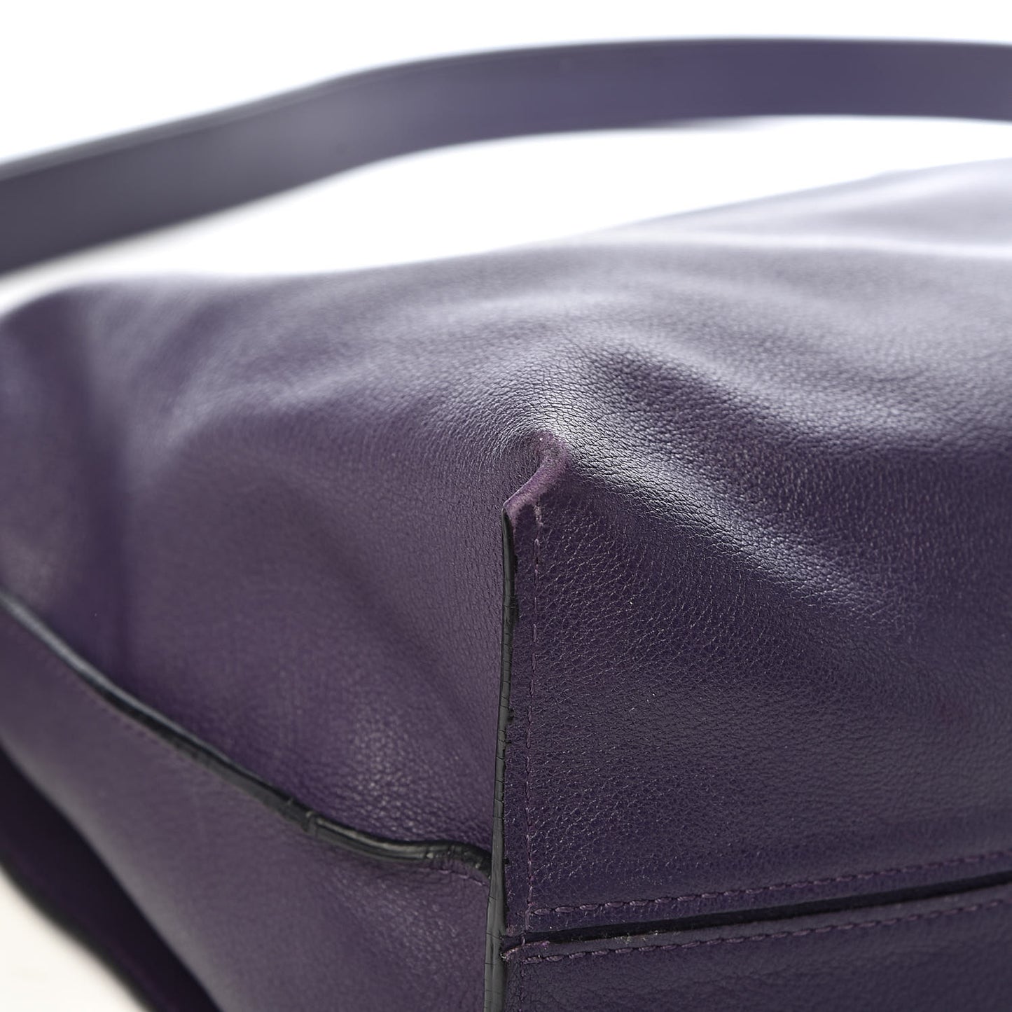 Calfskin Flamenco Knot Flap Bag Violet