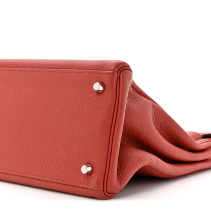 Hermes Togo Kelly Retourne 35 Rouge Venetian 9 of 12