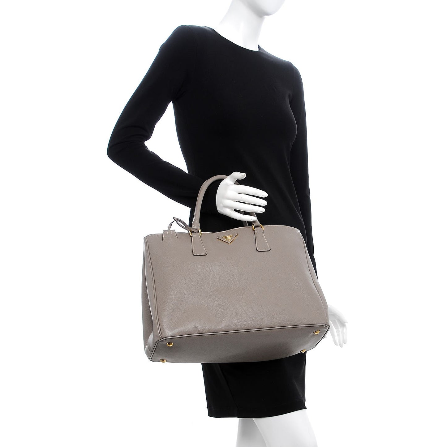 Saffiano Lux Large Tote Argilla