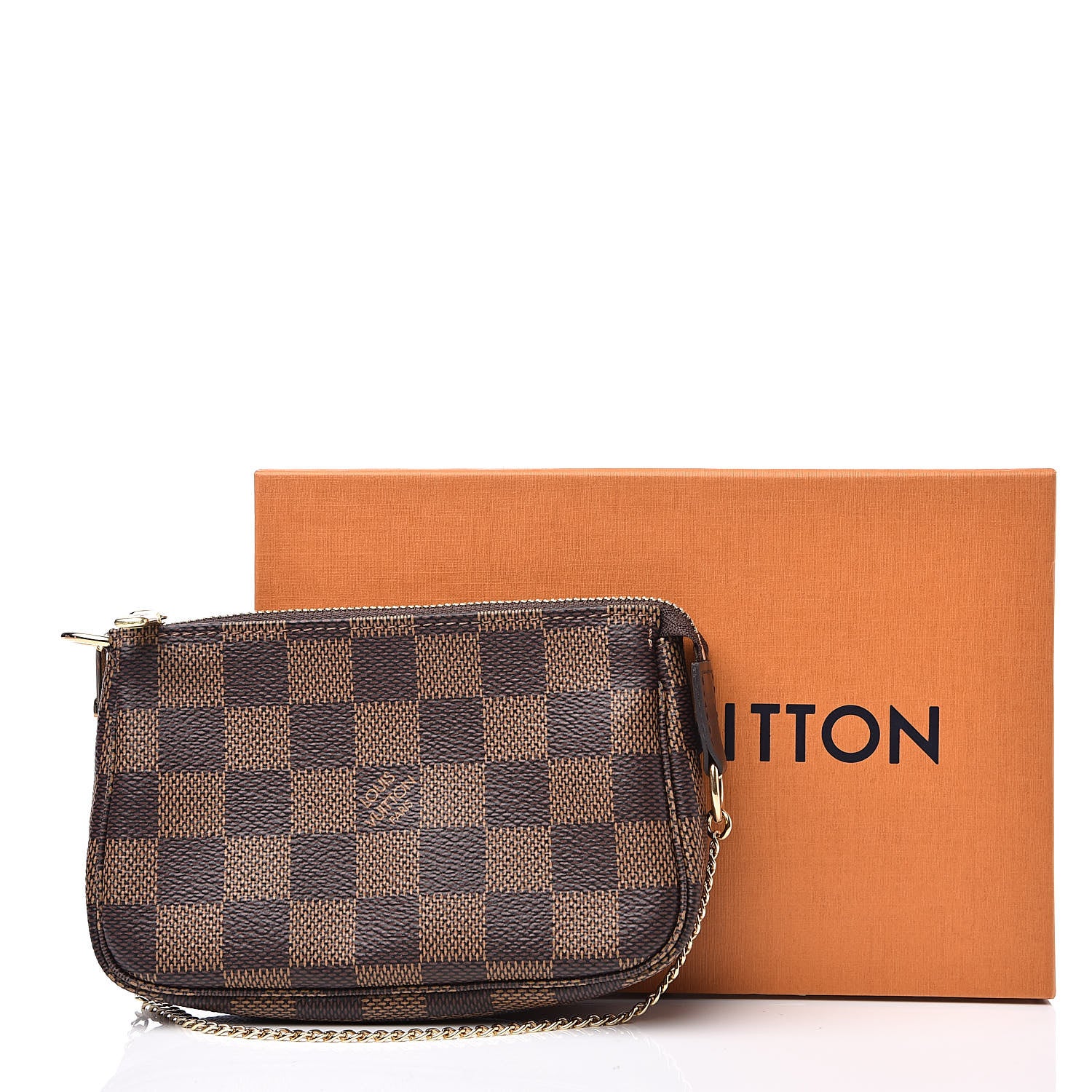 Louis Vuitton Damier Ebene Mini Pochette Accessories 10 of 10