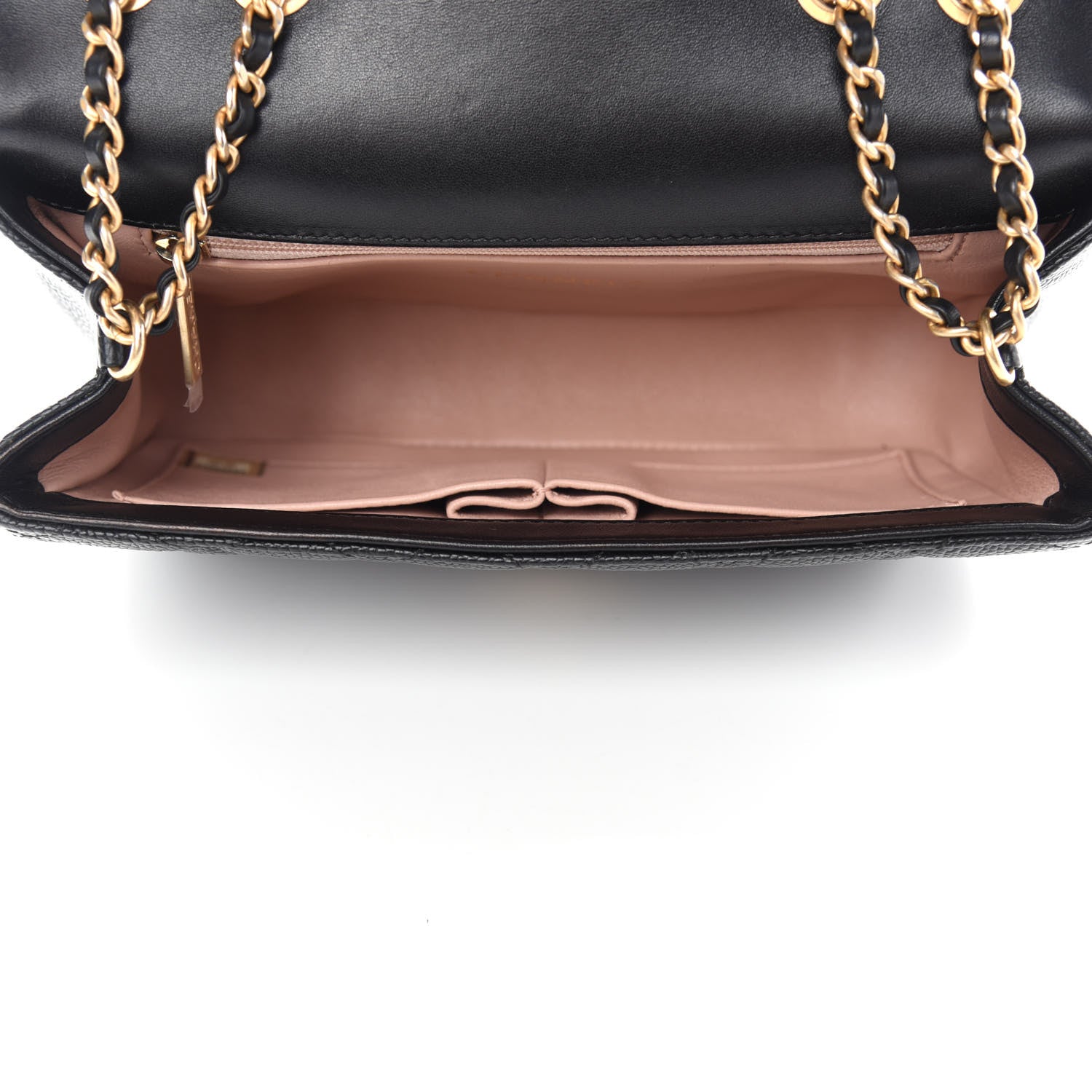 Chanel Caviar Quilted Small CC Filigree Flap Black 5 of 10