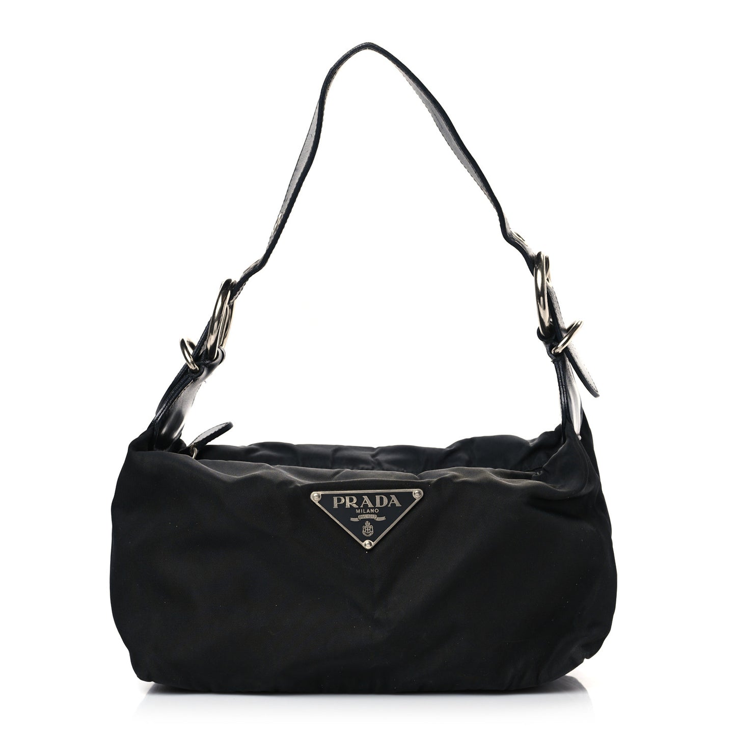 Tessuto Nylon Shoulder Bag Black