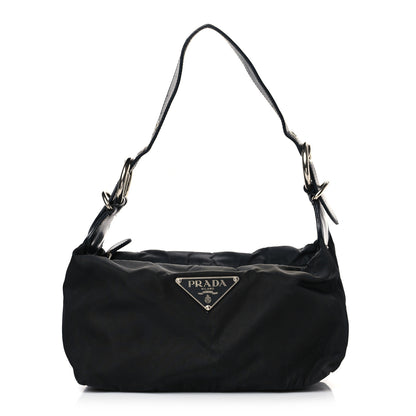 Prada Tessuto Nylon Shoulder Bag Black 1 of 13