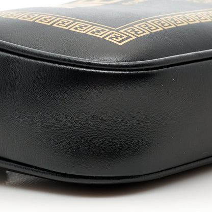 Fendi X VERSACE Vitello Cover Fendace Medusa Small Camera Case Black Gold 9 of 11