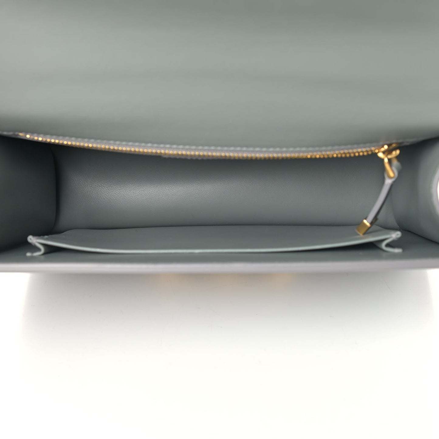 Smooth Calfskin 30 Montaigne Flap Bag Gray