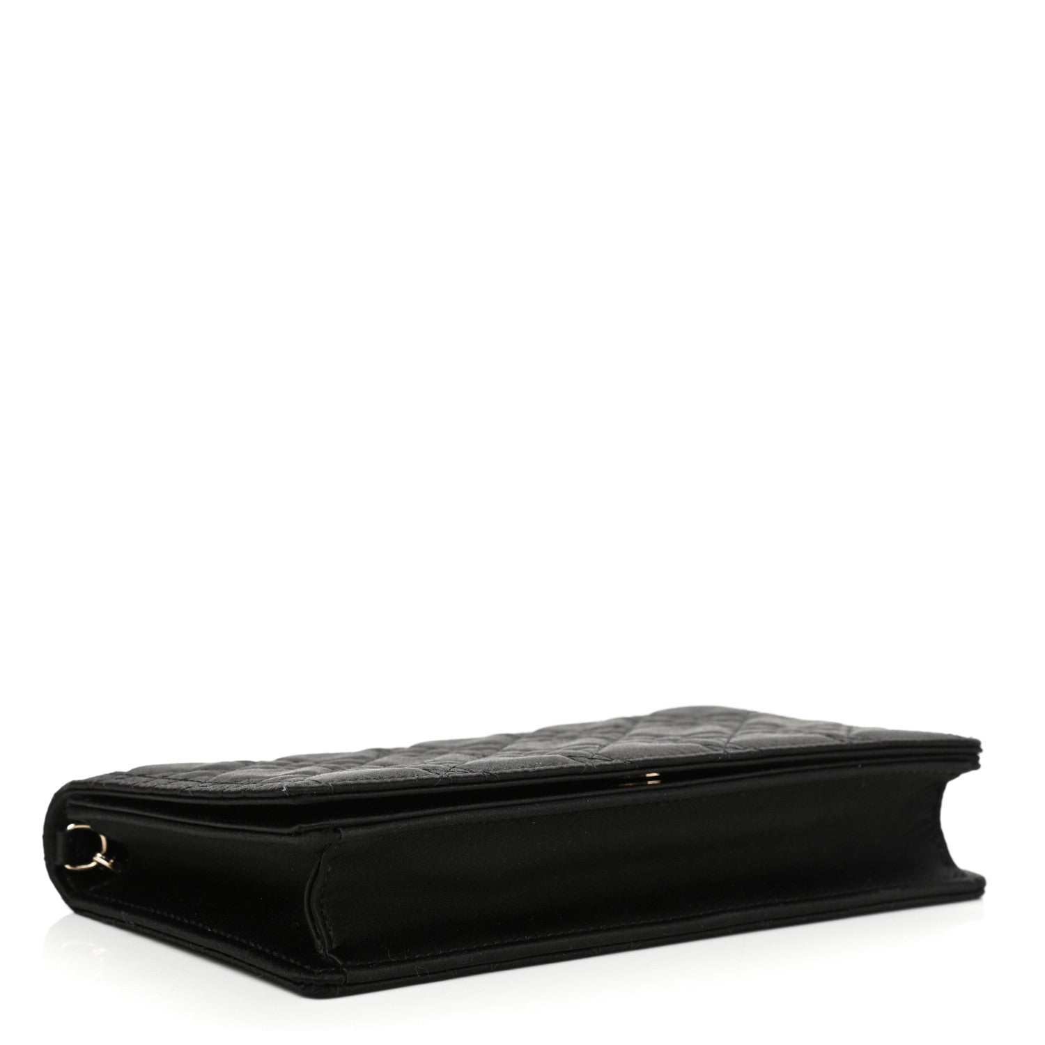 Christian Dior Satin Cannage Lady Dior Clutch Black 4 of 11
