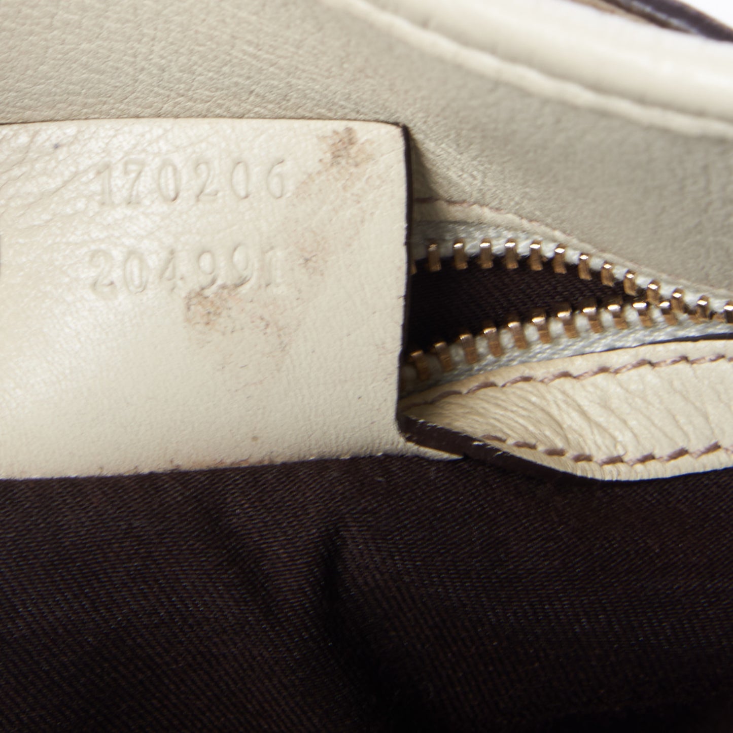 Monogram Peggy Braided Tote Off White