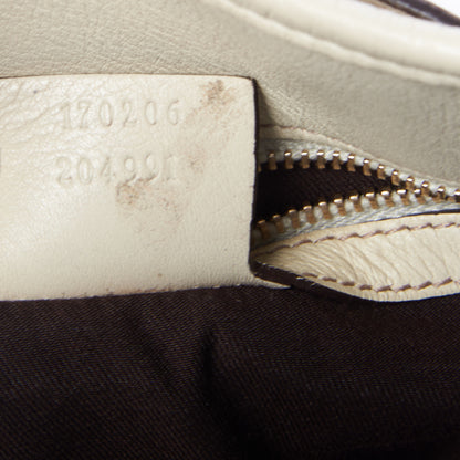 Gucci Monogram Peggy Braided Tote Off White 9 of 12