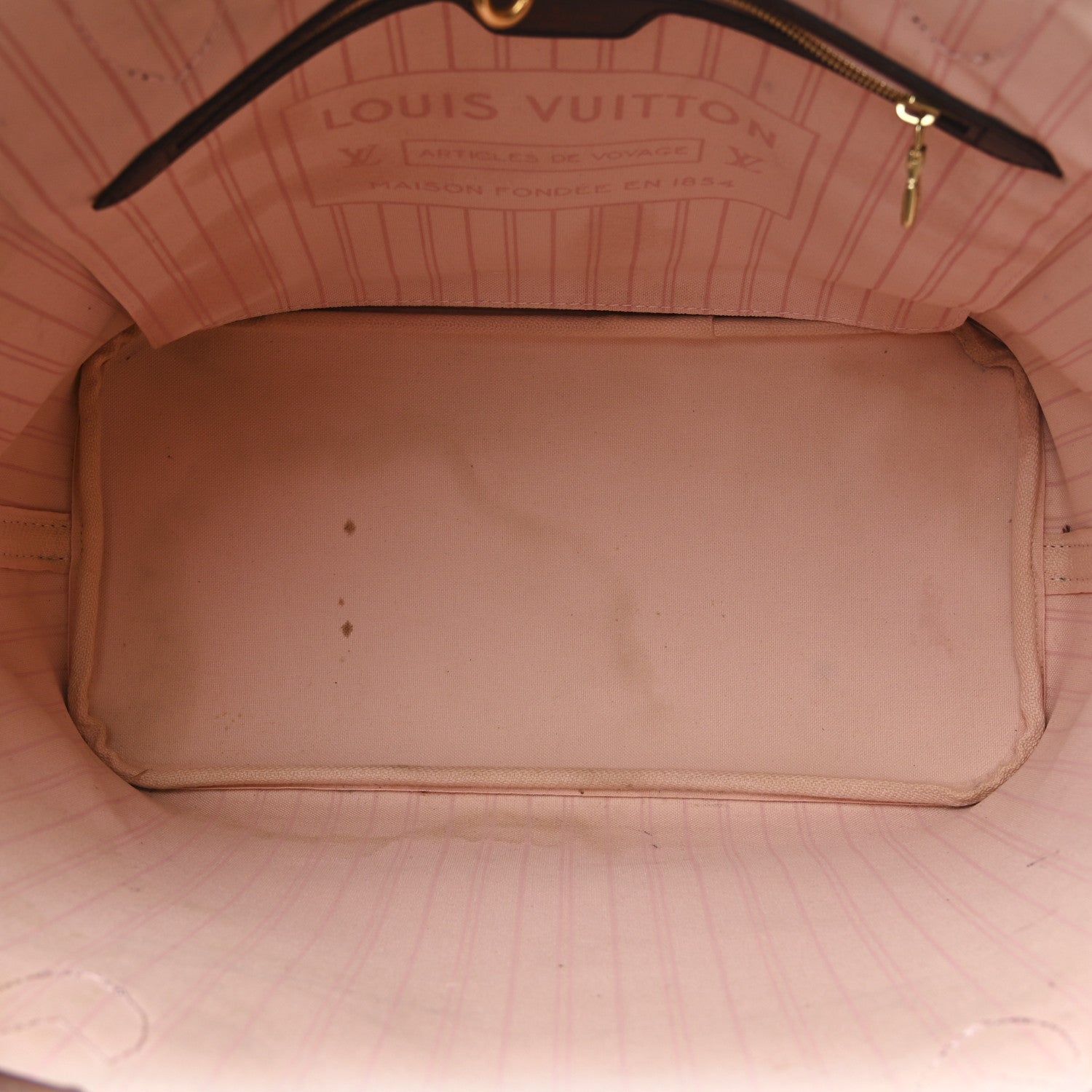 Louis Vuitton Damier Ebene Neo Neverfull MM Rose Ballerine 5 of 10