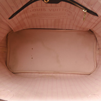 Louis Vuitton Damier Ebene Neo Neverfull MM Rose Ballerine 5 of 10