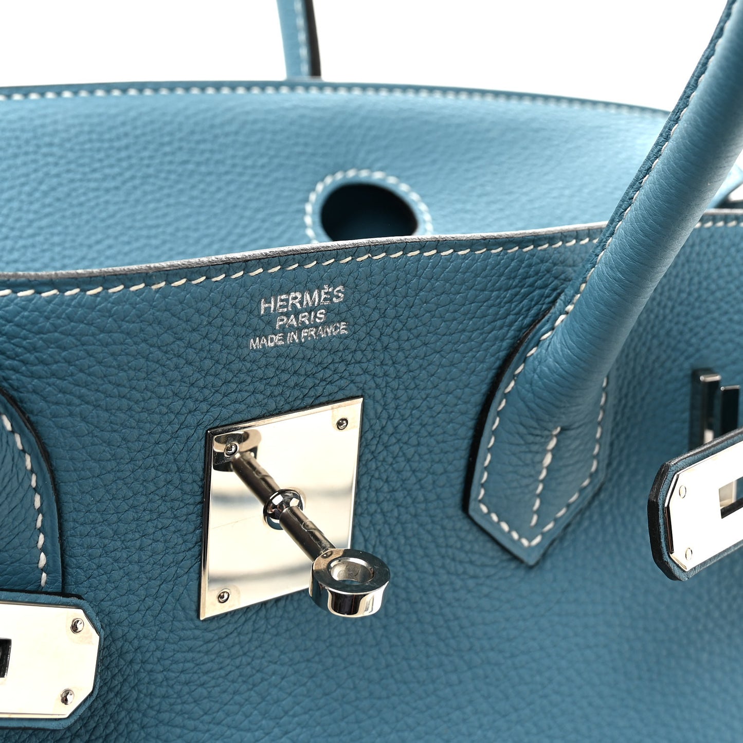 Togo Birkin 30 Blue Jean