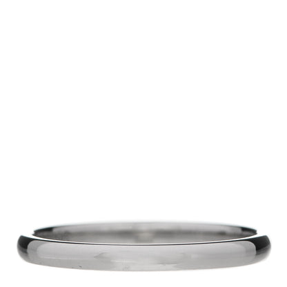 Van Cleef & Arpels Platinum Tapered 2mm Wedding Band Ring 51 5.75 1 of 5