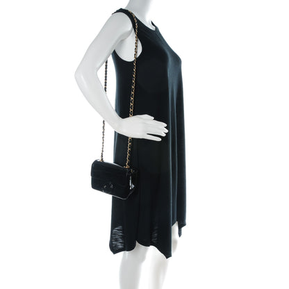 Chanel Patent Camellia Mini Flap Black 2 of 7