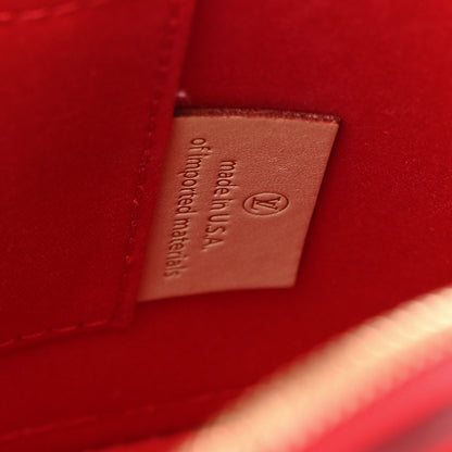 Louis Vuitton Vernis Alma BB Cherry 7 of 9