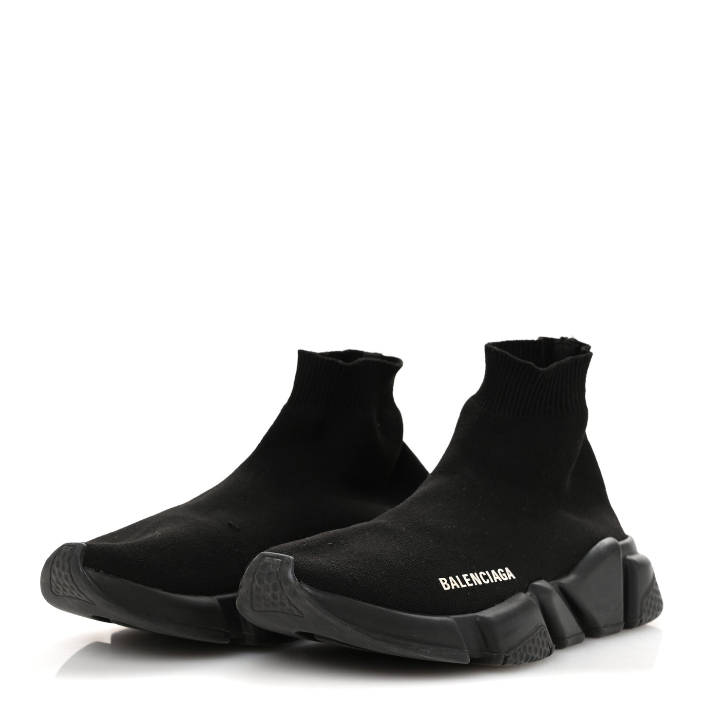 Neoprene Knit Womens Speed Sneakers 37 Black