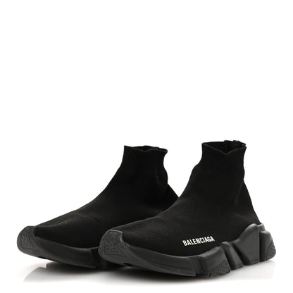 Balenciaga Neoprene Knit Womens Speed Sneakers 37 Black 4 of 9