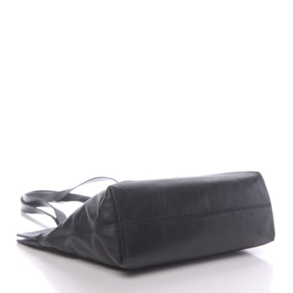 Chanel Lambskin CC Stitched Tote Black 4 of 16