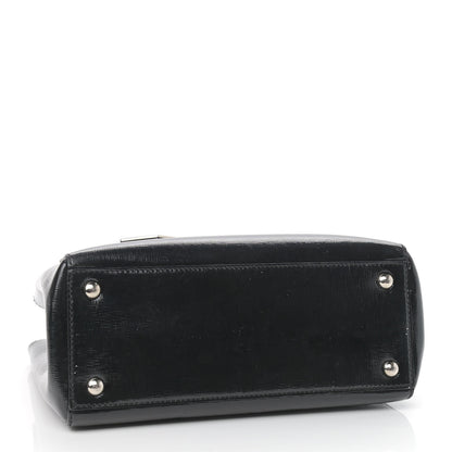 Fendi Patent Vitello Elite Petite 2Jours Tote Black 4 of 12