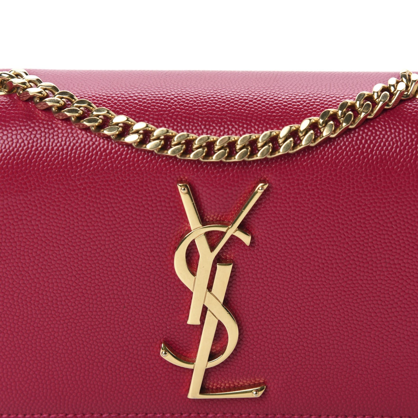 Grain De Poudre Small Monogram Kate Satchel Bubblegum