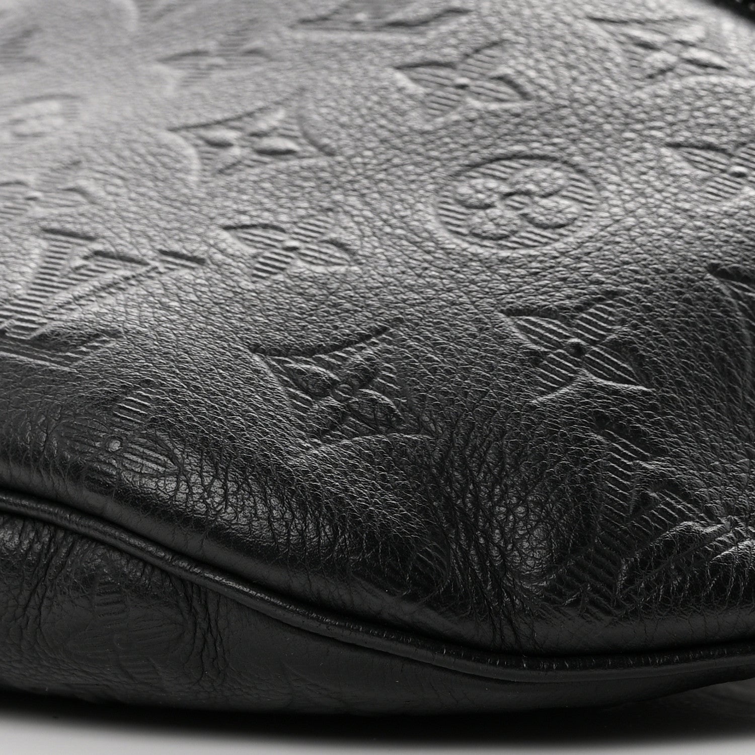 Louis Vuitton Calfskin Monogram Shadow Discovery Bumbag Black 8 of 8