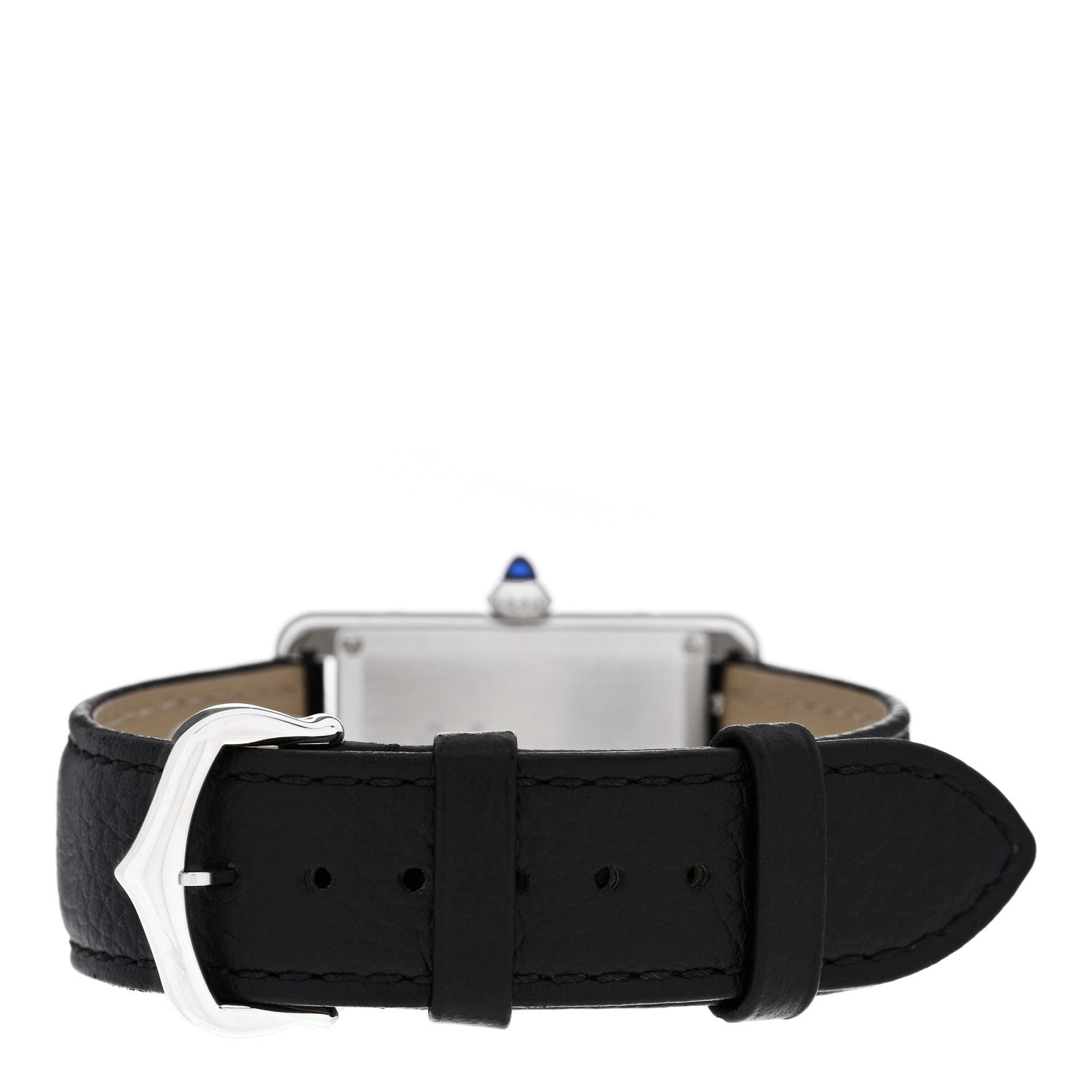 Cartier Stainless Steel Calfskin 25mm Must de Cartier Tank Quartz Watch 3 of 6