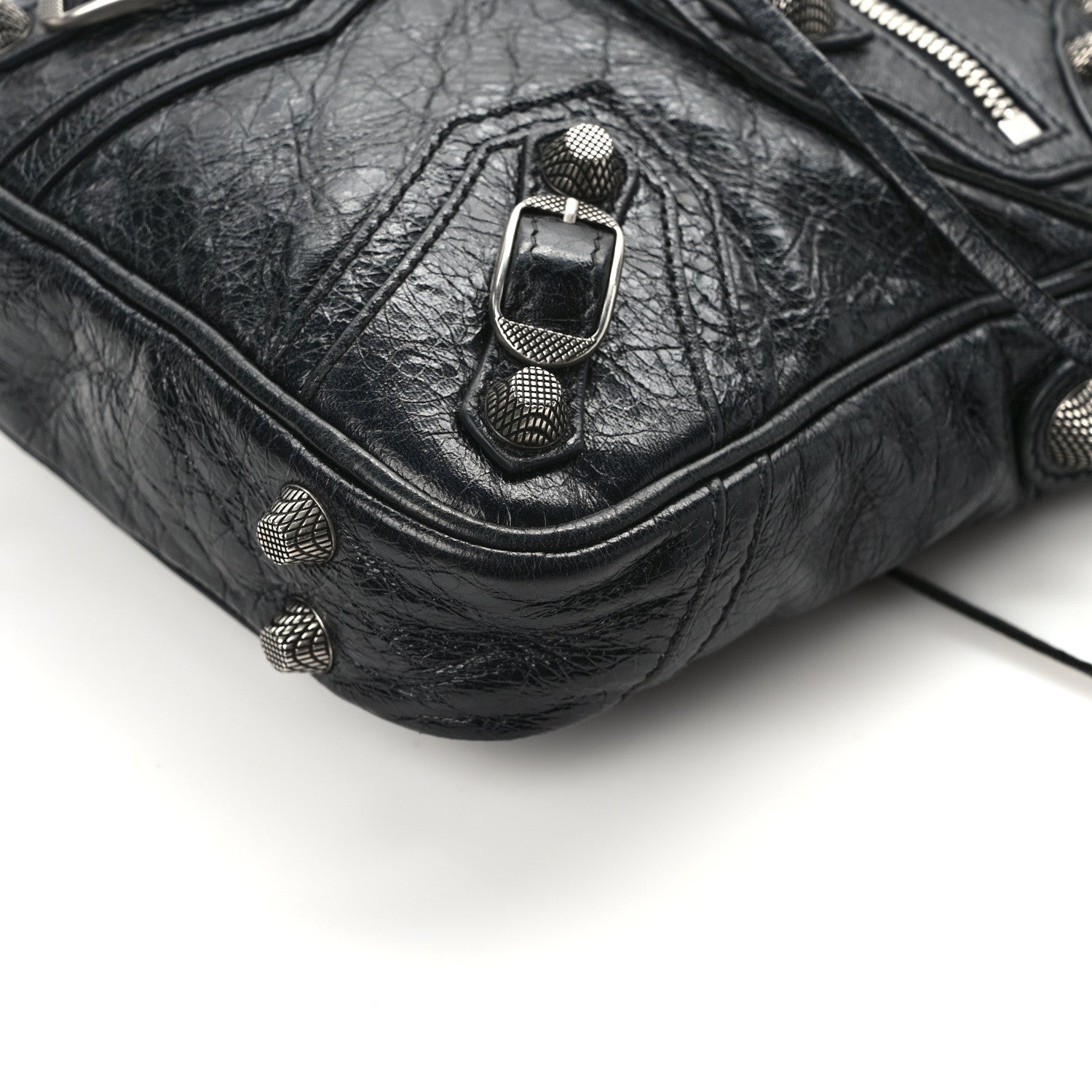 Balenciaga Agneau Arena Le Cagole Crossbody Bag Black 14 of 15