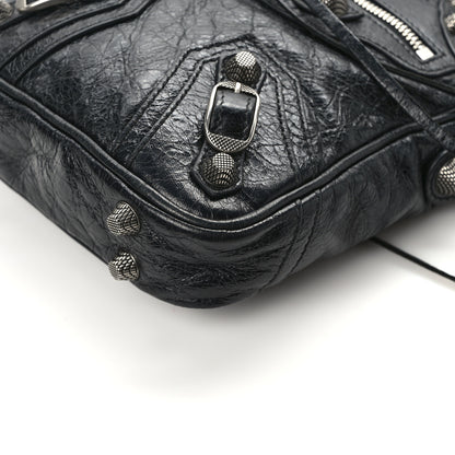 Balenciaga Agneau Arena Le Cagole Crossbody Bag Black 14 of 15