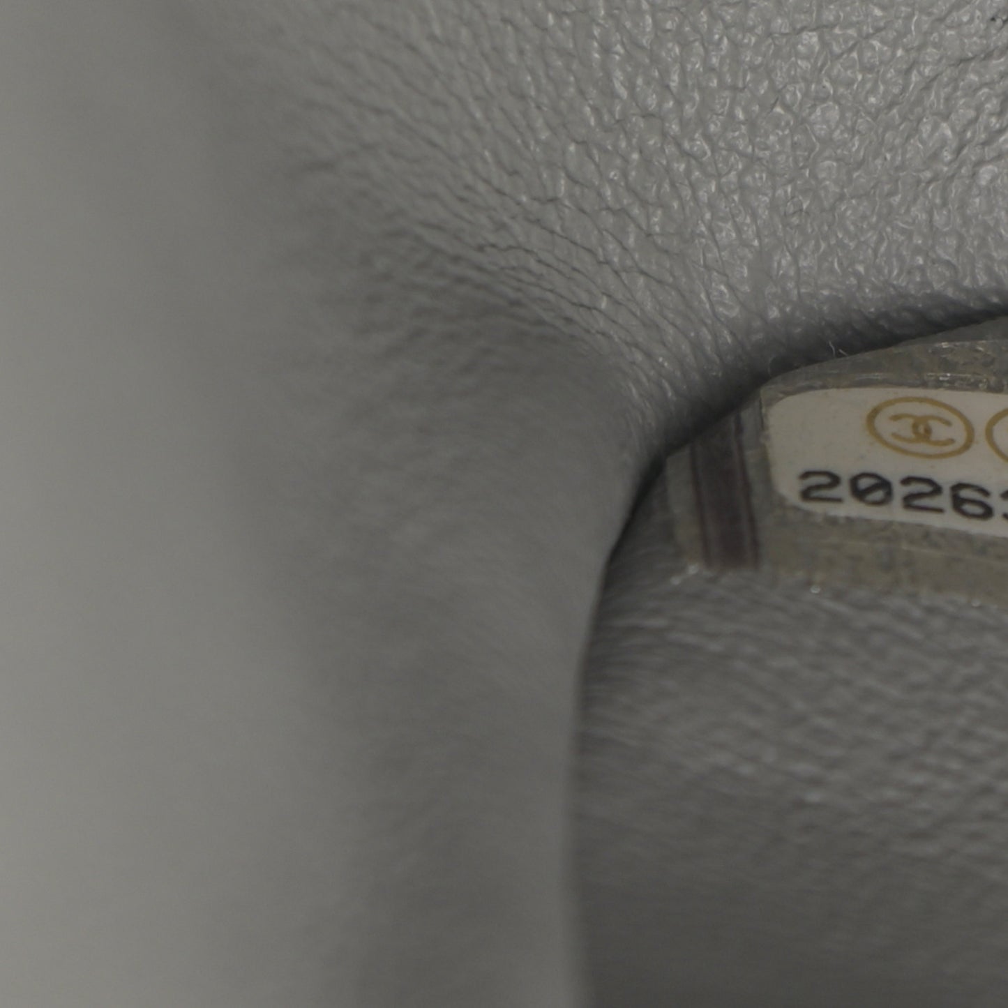 Lambskin Quilted Jumbo Double Flap Grey