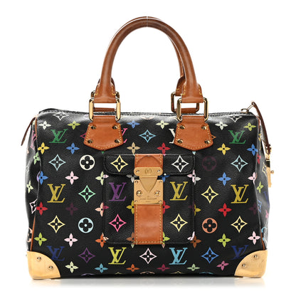Louis Vuitton Monogram Multicolor Speedy 30 Black 1 of 17