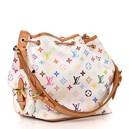 Louis Vuitton Monogram Multicolor Petit Noe White 3 of 10