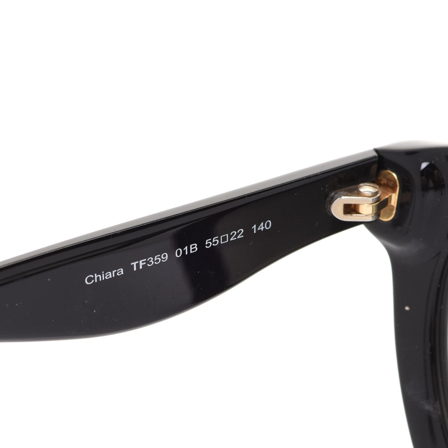 Chiara Round Sunglasses TF359 Black