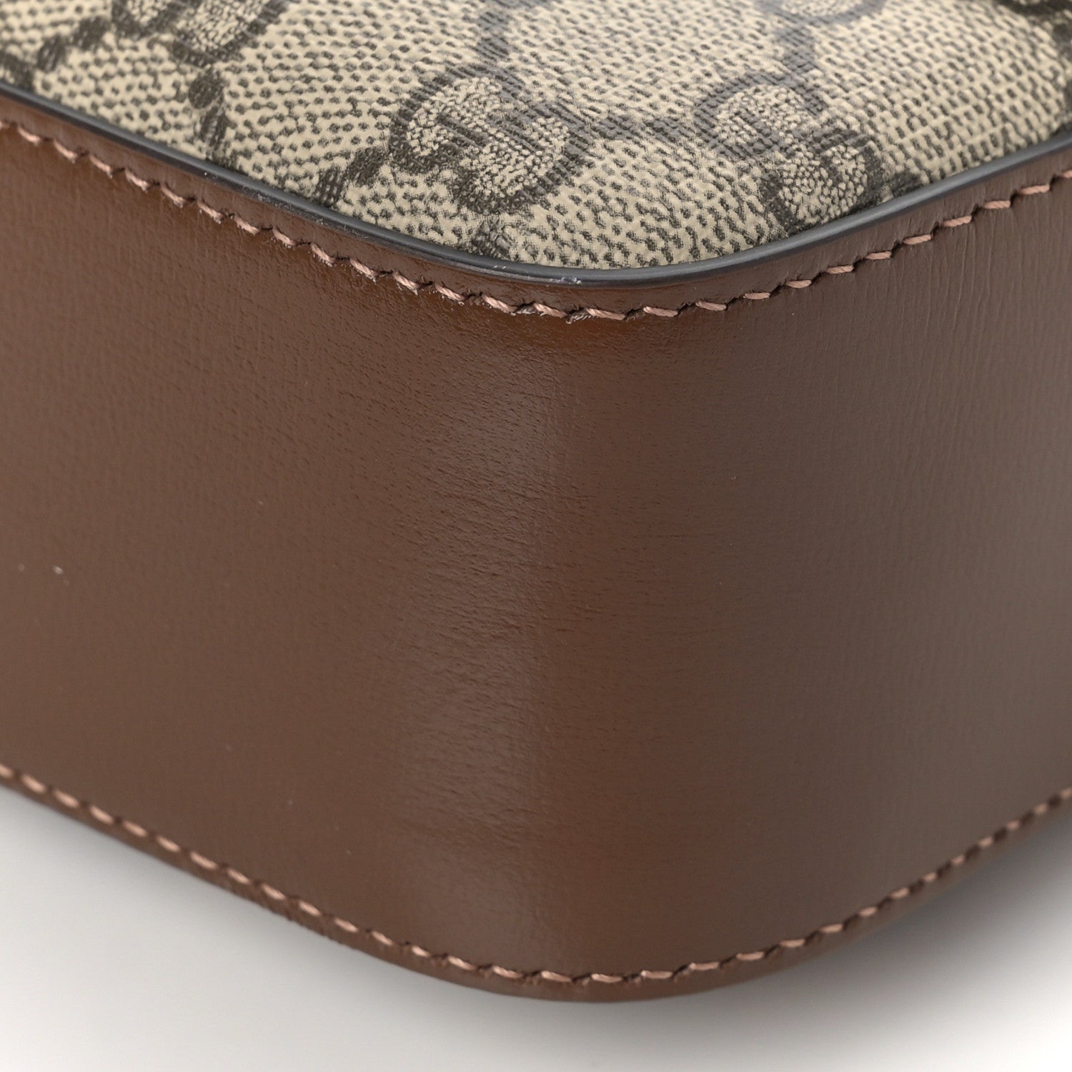 Gucci GG Supreme Monogram Small Horsebit 1955 Shoulder Bag Beige Brown Sugar 10 of 10
