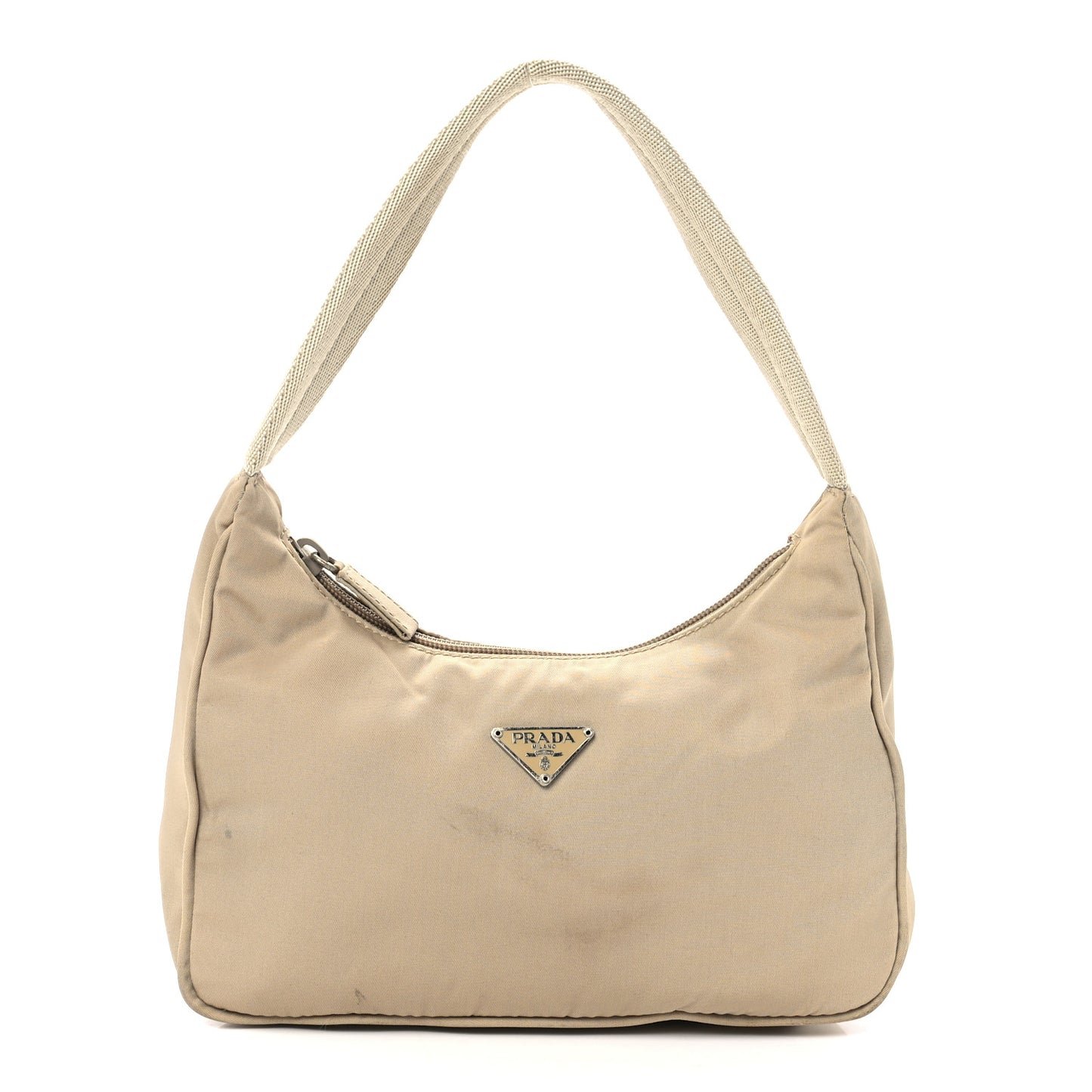 Tessuto Nylon Sport Mini Shoulder Bag Cammello