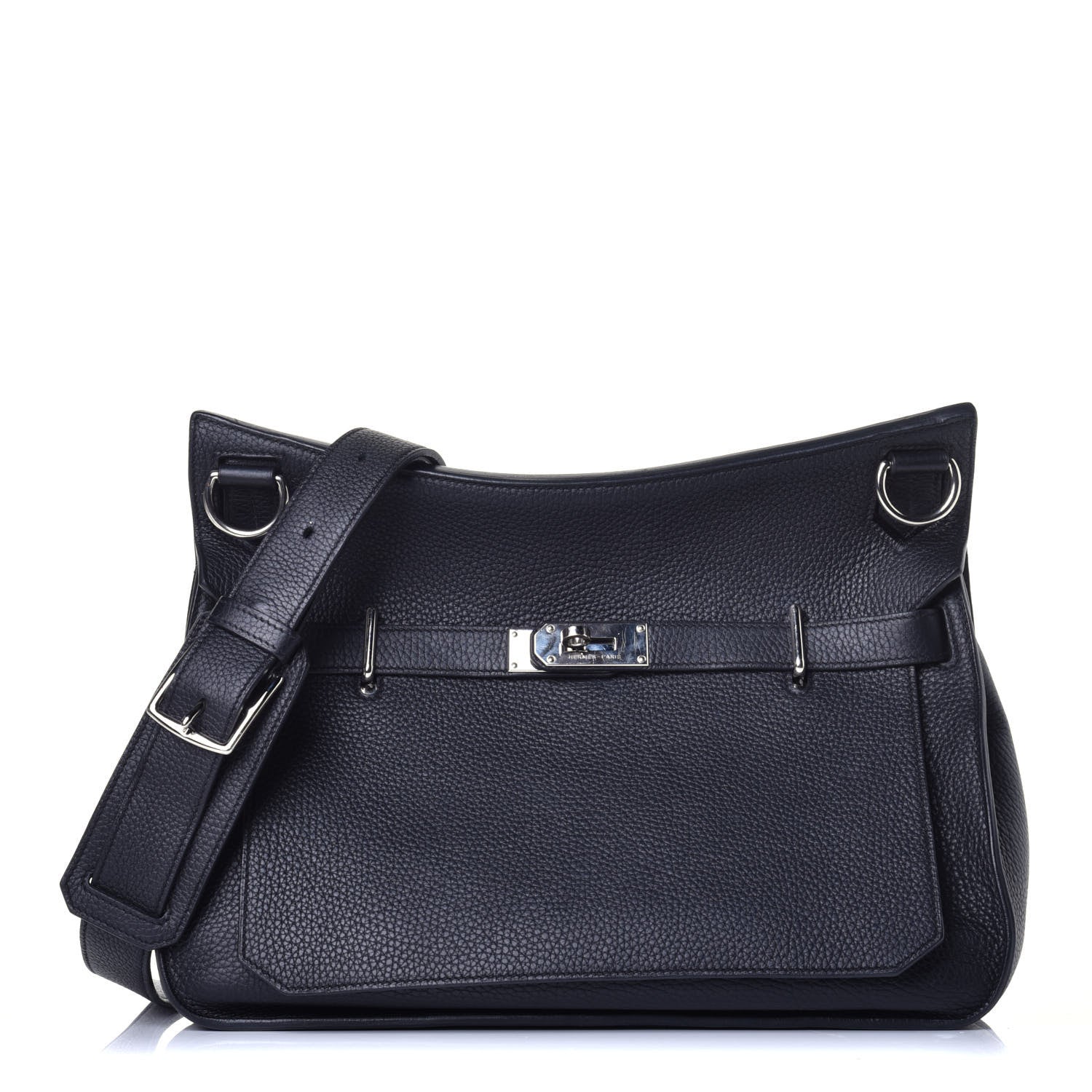 Hermes Taurillon Clemence Jypsiere 37 Black 1 of 10