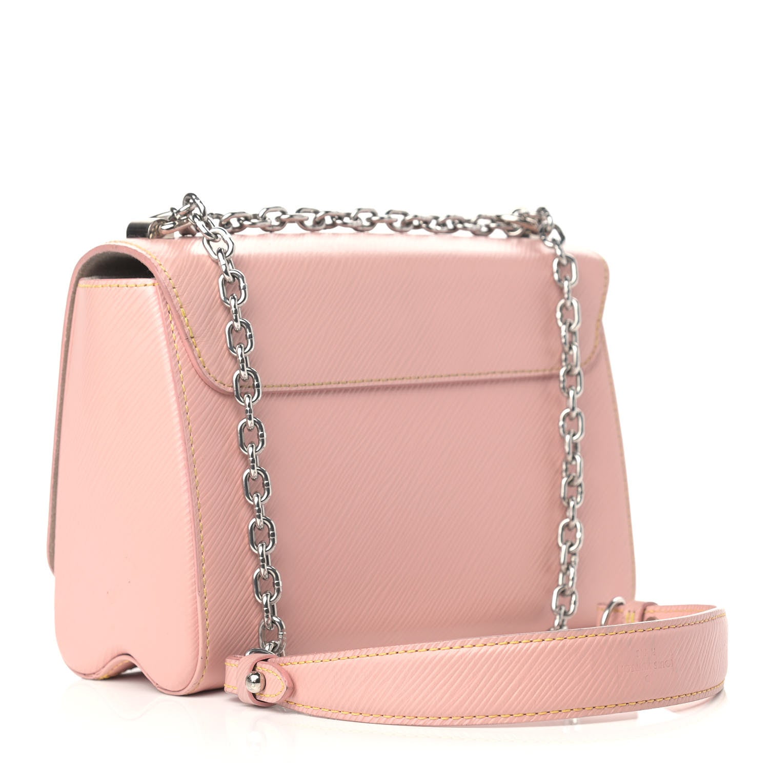 Louis Vuitton Epi Twist Shoulder Bag MM Rose Ballerine 4 of 19