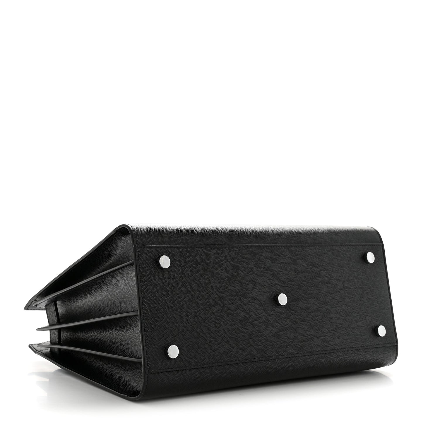 Grained Calfskin Small Sac De Jour Black