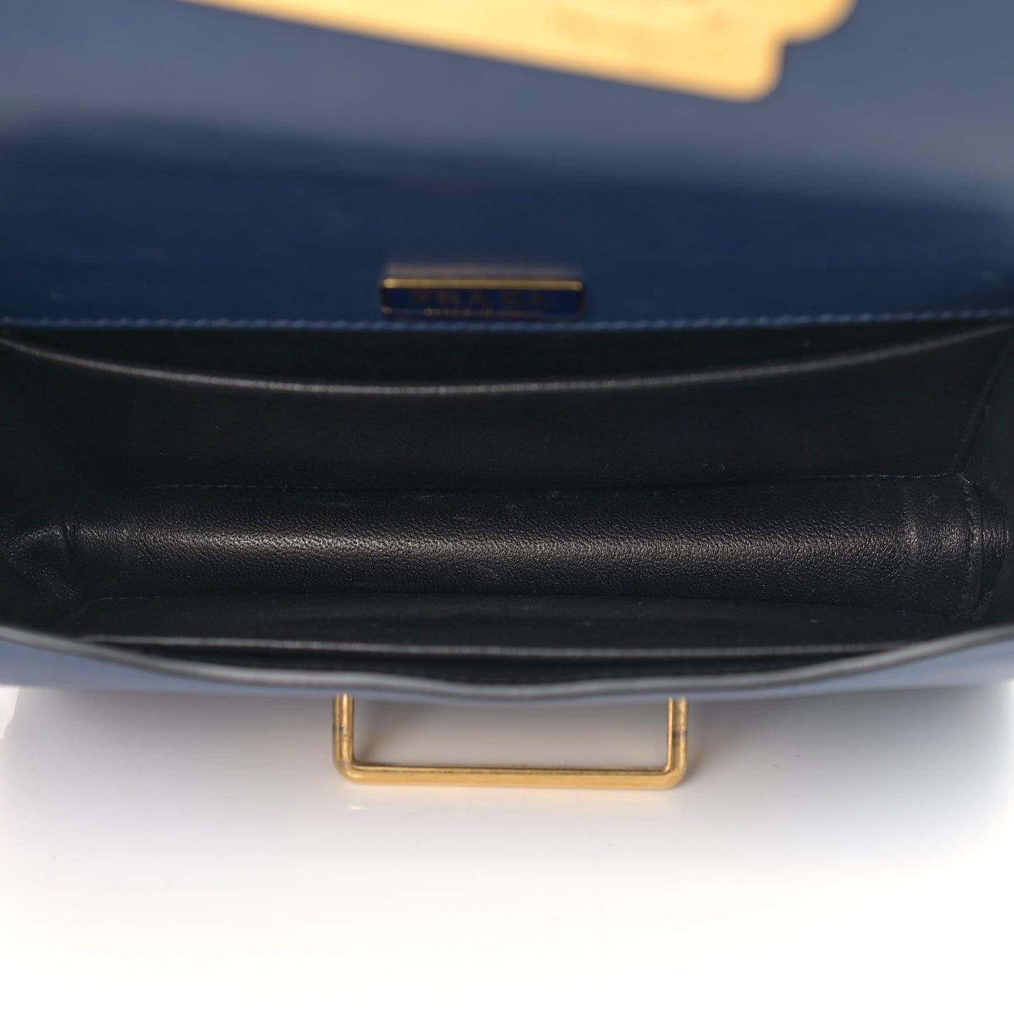 City Calf Saffiano Cahier Bag Bluette Black
