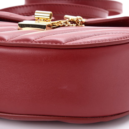 Chloe Calfskin Quilted Mini Drew Bijou Shoulder Bag Dahlia Red 7 of 8