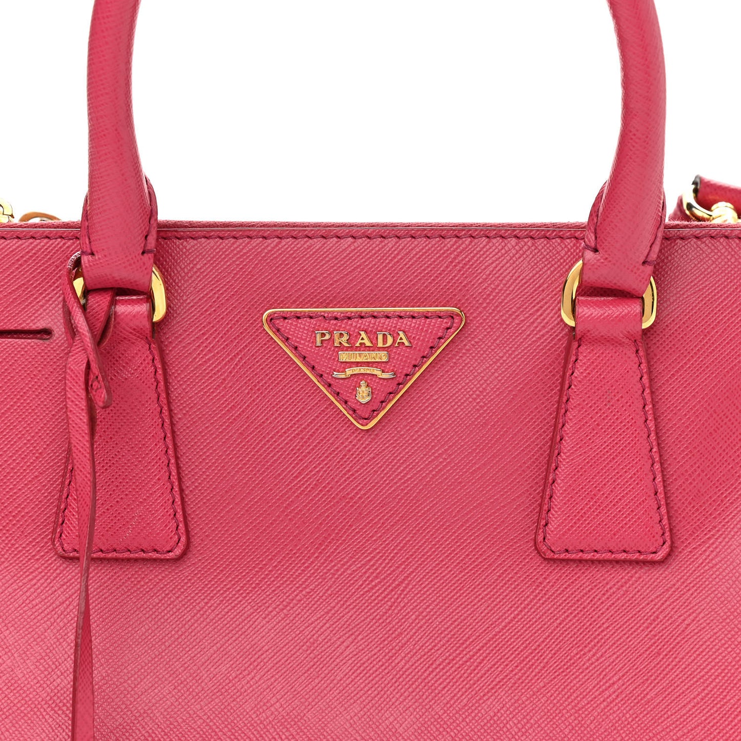 Saffiano Small Galleria Double Zip Tote Peonia