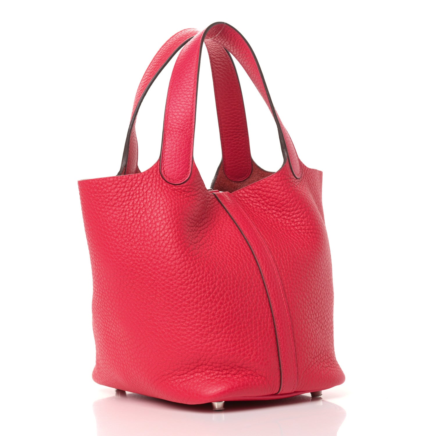 Hermes Taurillon Clemence Picotin Lock 18 PM Rose Extreme 3 of 10