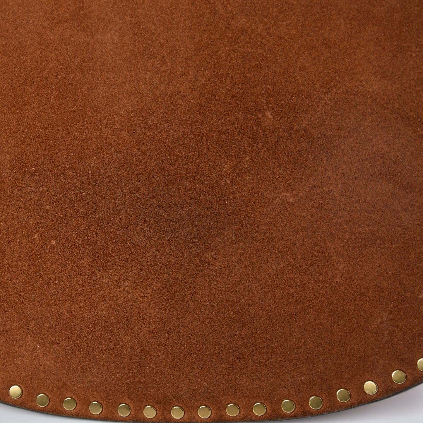 Suede Braided Small Hudson Shoulder Bag Caramel