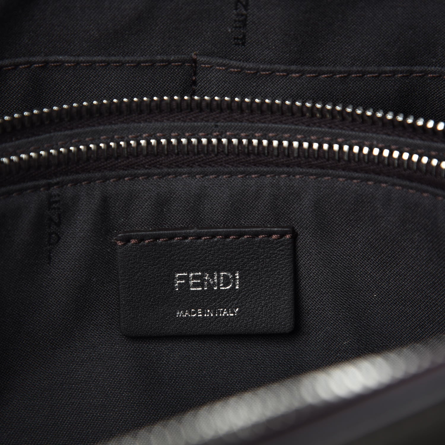 Fendi Vitello Dolce 4 Color Medium By The Way Boston Bag Carbone Grigio Polvere Multicolor 8 of 10