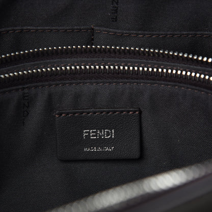 Fendi Vitello Dolce 4 Color Medium By The Way Boston Bag Carbone Grigio Polvere Multicolor 8 of 10