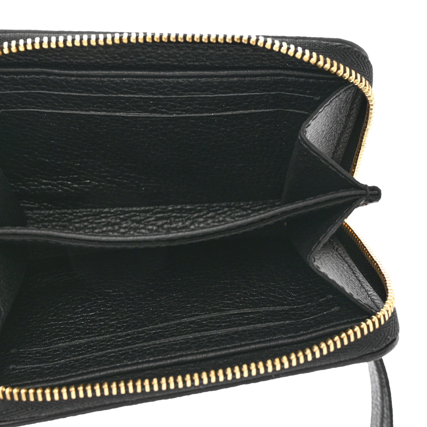 Louis Vuitton Empreinte Monogram Giant Zippy Coin Purse Black Beige 5 of 9