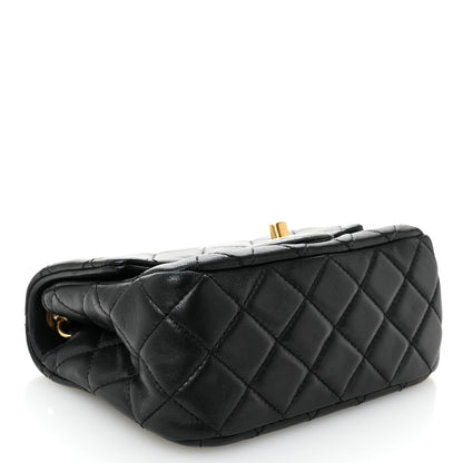Chanel Lambskin Quilted Mini Pearl Crush Flap Black 4 of 11