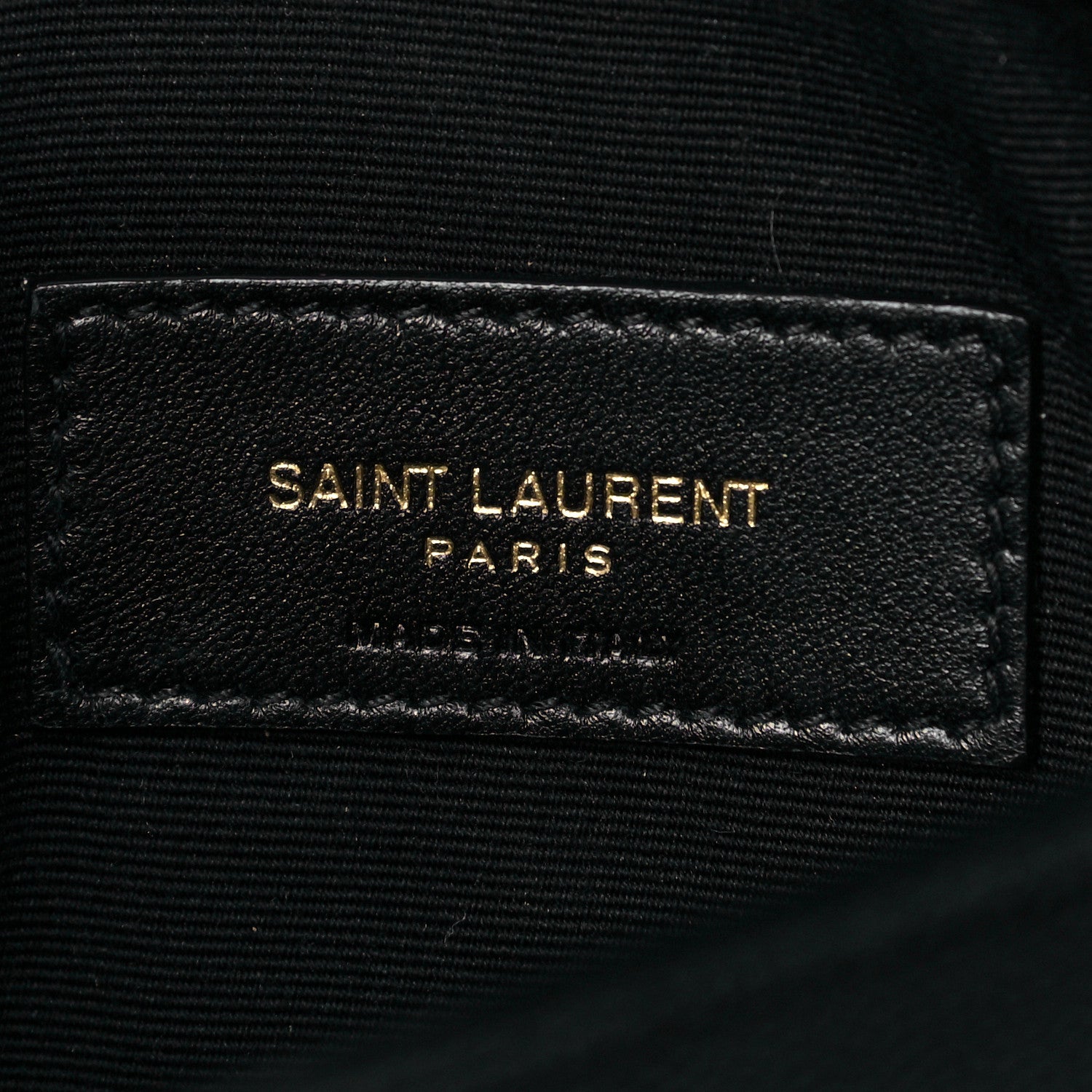 Saint Laurent Grain De Poudre Uptown Pouch Black 7 of 8