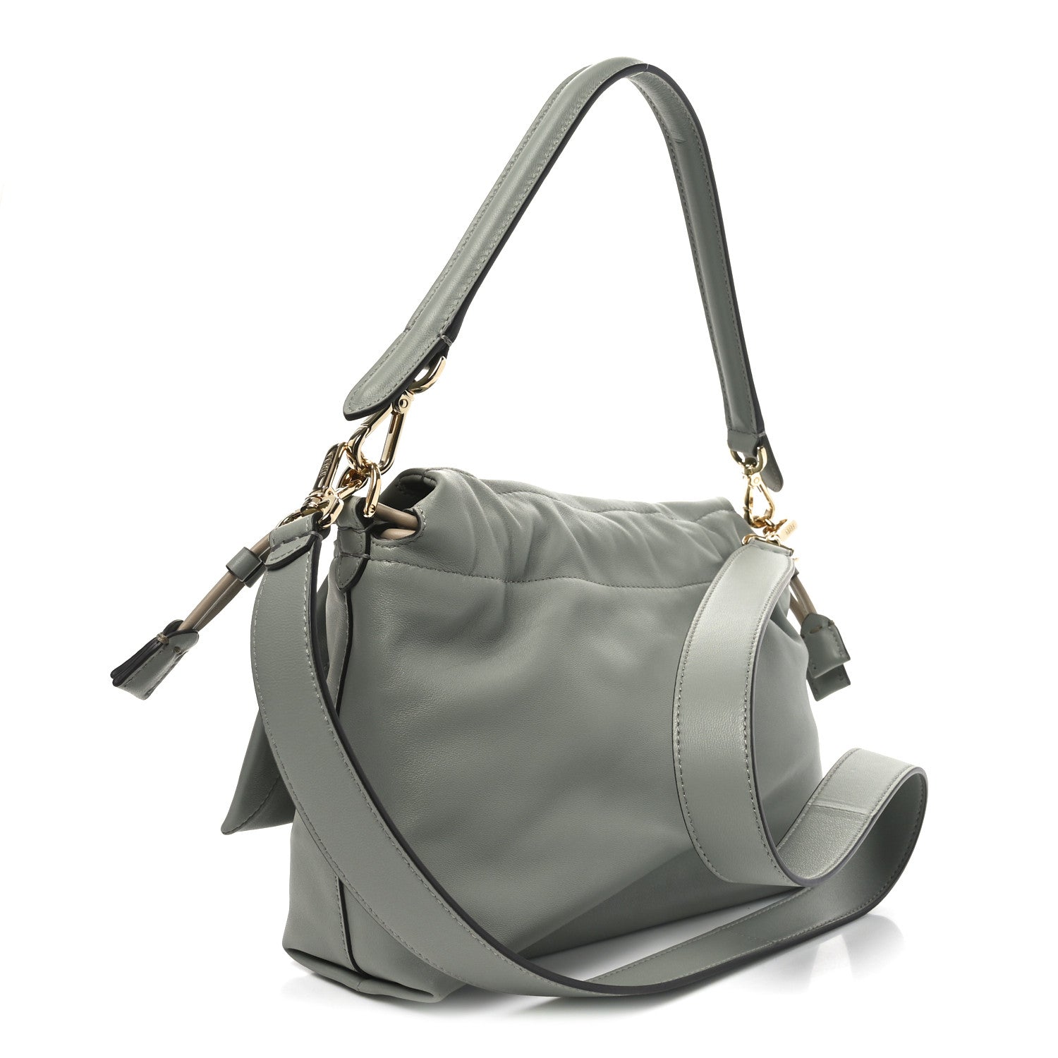 Fendi Nappa Medium Mamma Baguette Matcha Green 3 of 10