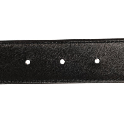 Hermes Box Togo 32mm Matte H Belt 90 Black Gold 4 of 7